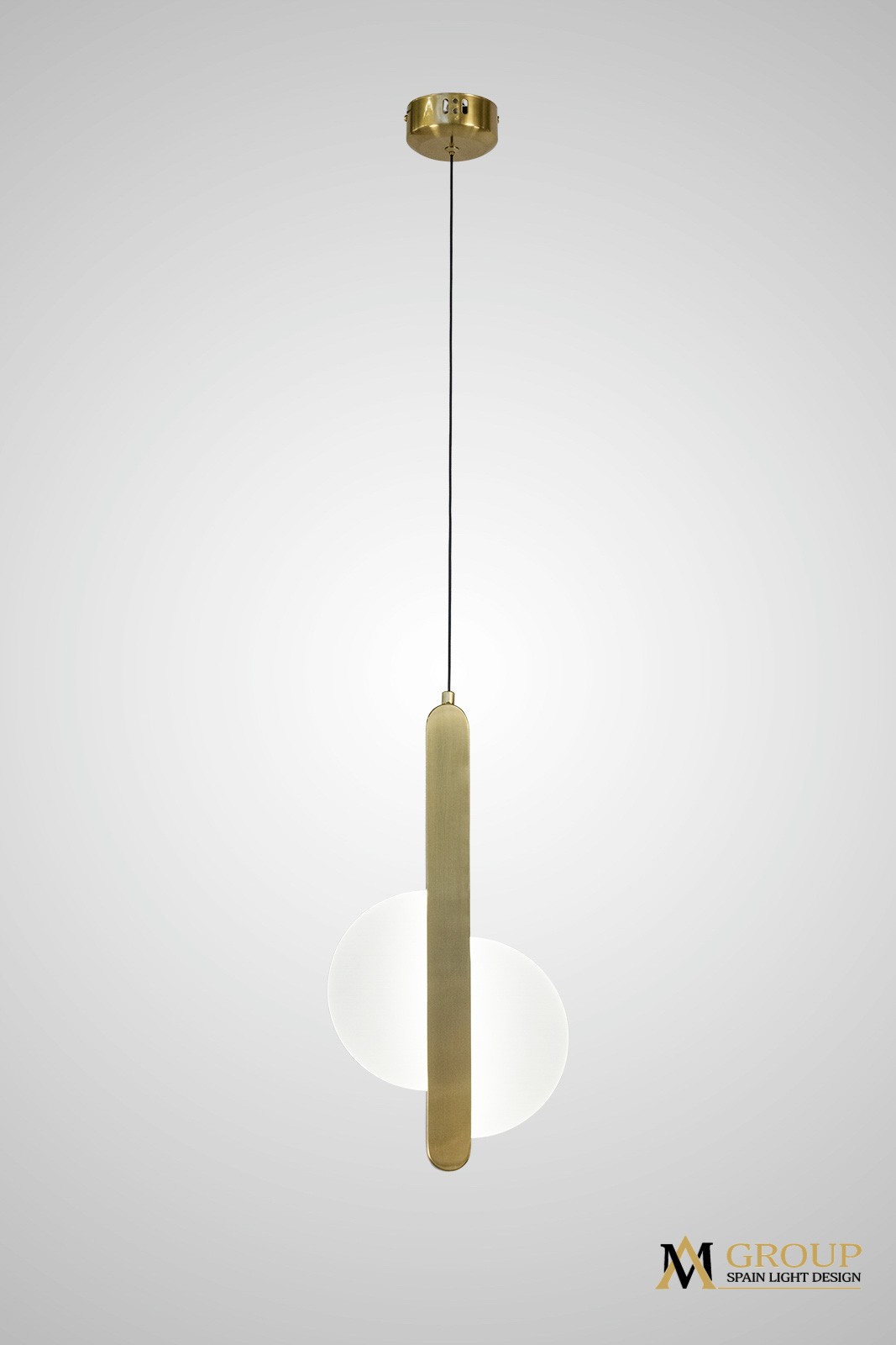 Светильник подвесной AM Group AM469 POLISHED GOLD