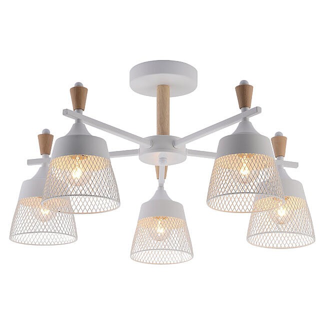 Потолочная люстра Seven Fires Olban SF3389/5C-WT-WD