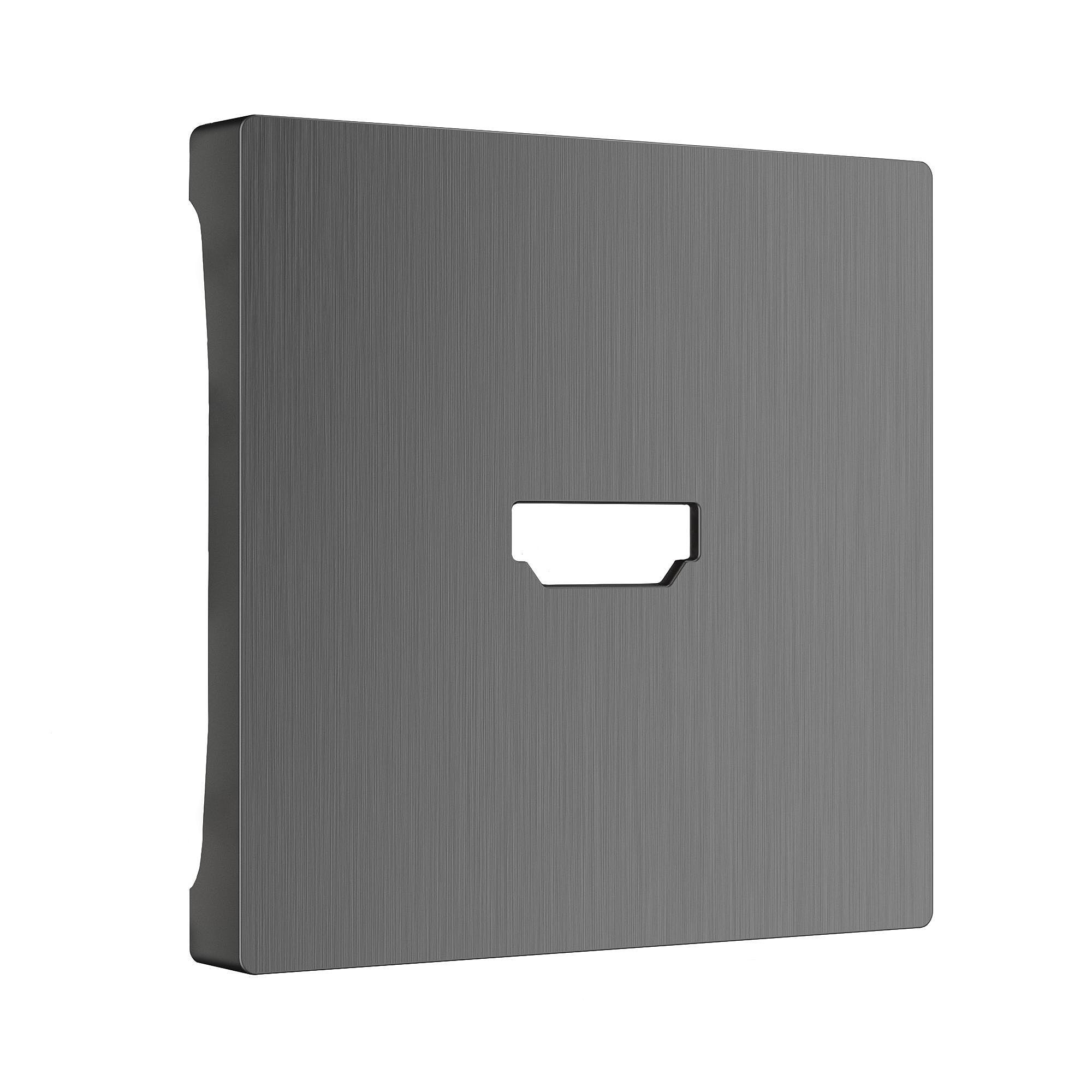 Werkel W1196004/ Накладка для розетки HDMI (графит рифленый)