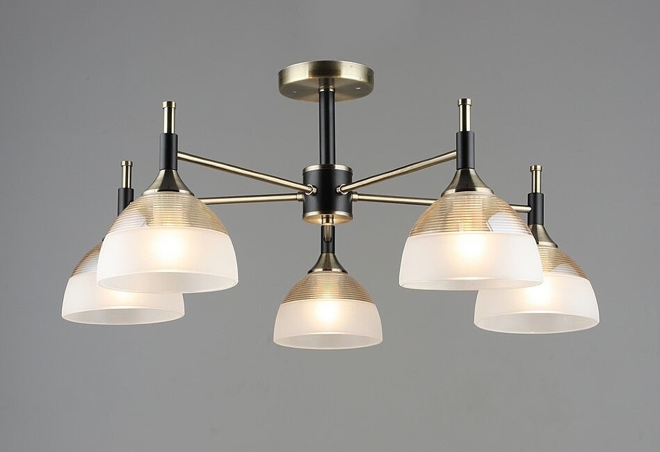 Потолочная люстра Wedo Light Olis WD3617/5C-AB-BK-WT