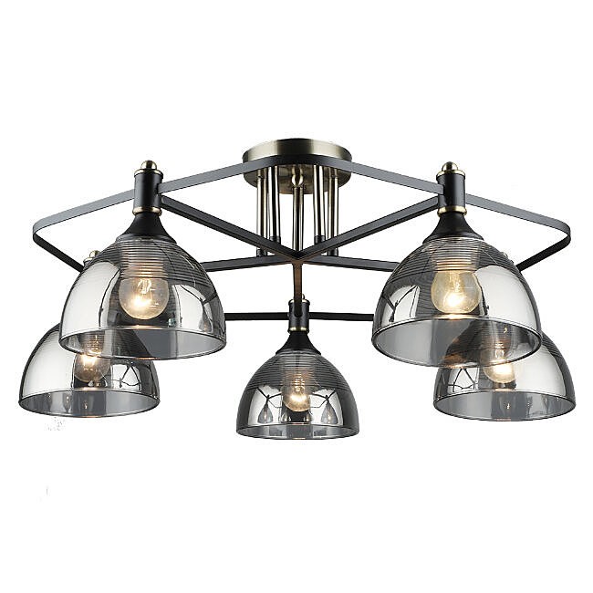 Потолочная люстра Wedo Light Giordzhi WD3620/5C-AB-BK-SMK