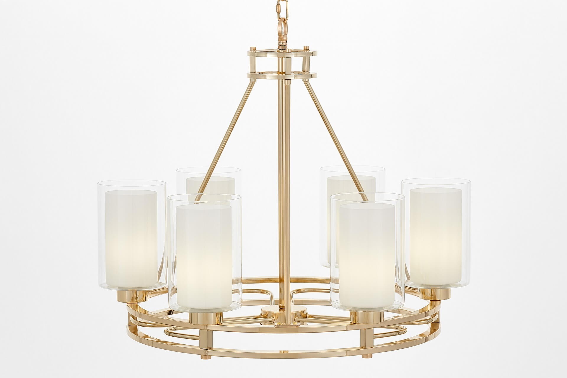 Подвесная люстра Lumina Deco Marietta LDP 8025-6 F.GD+WT