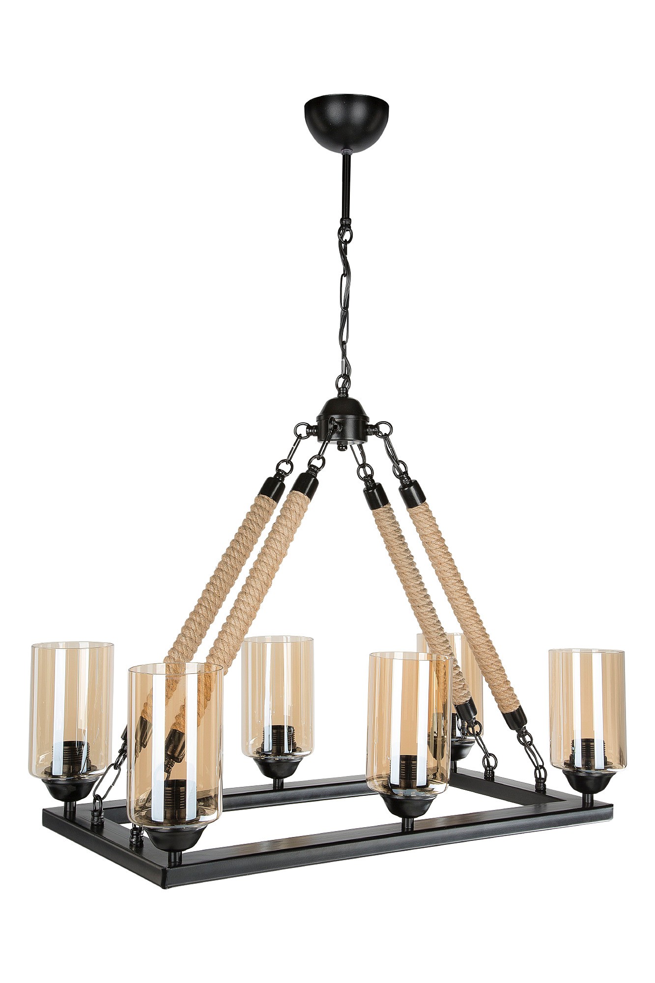 Подвесная люстра Toplight Ada TL1634S-06BK