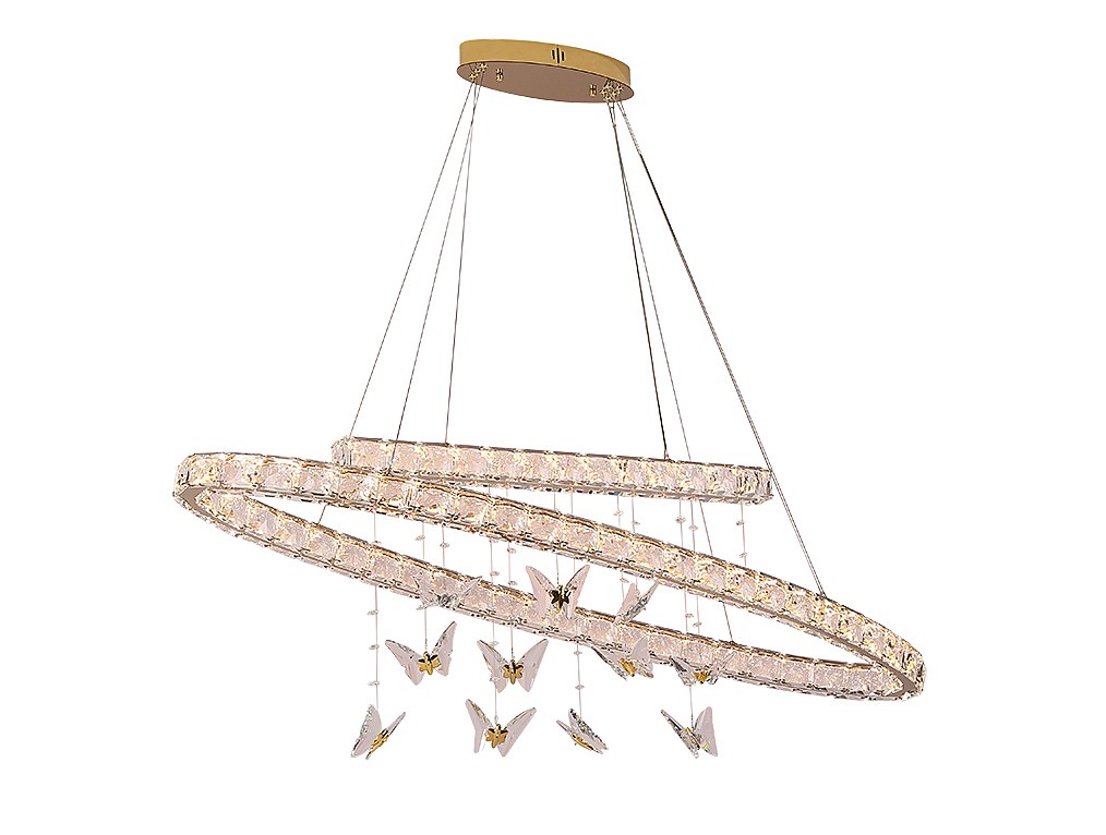 Подвесная люстра Newport 8120 8120/120 oval gold