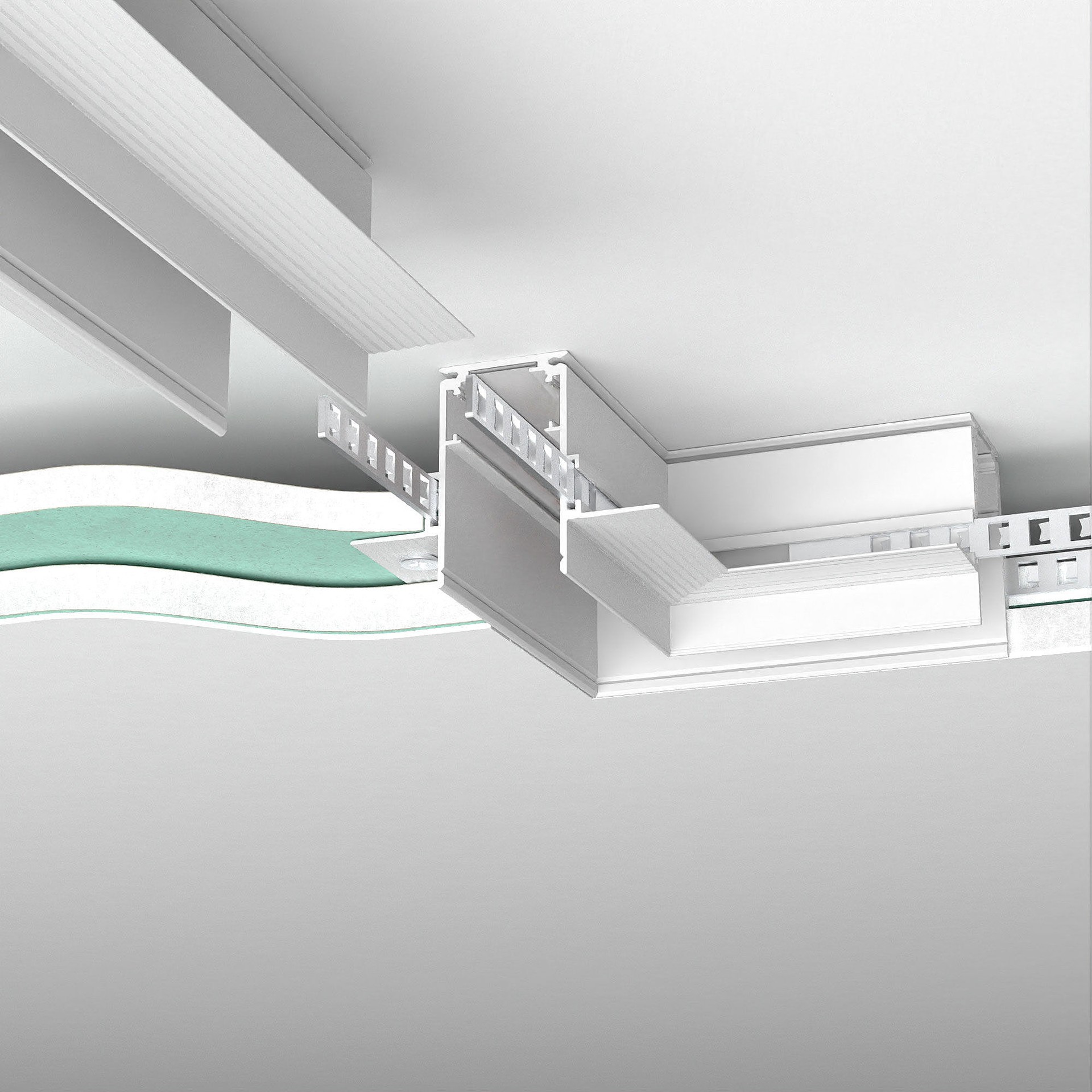 Коннектор для шинопровода Elektrostandard Slim Magnetic Slim Magnetic Коннектор угловой для встраиваемого шинопровода под ГКЛ 9,5мм (белый) 85214/00