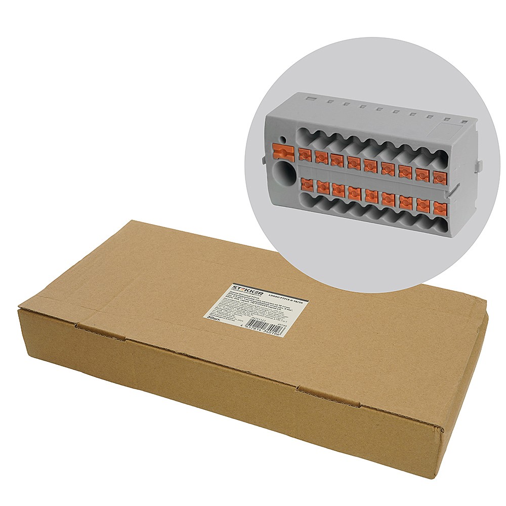 Зажим блочный Stekker LD580 PTFIX 6-18/25 49749