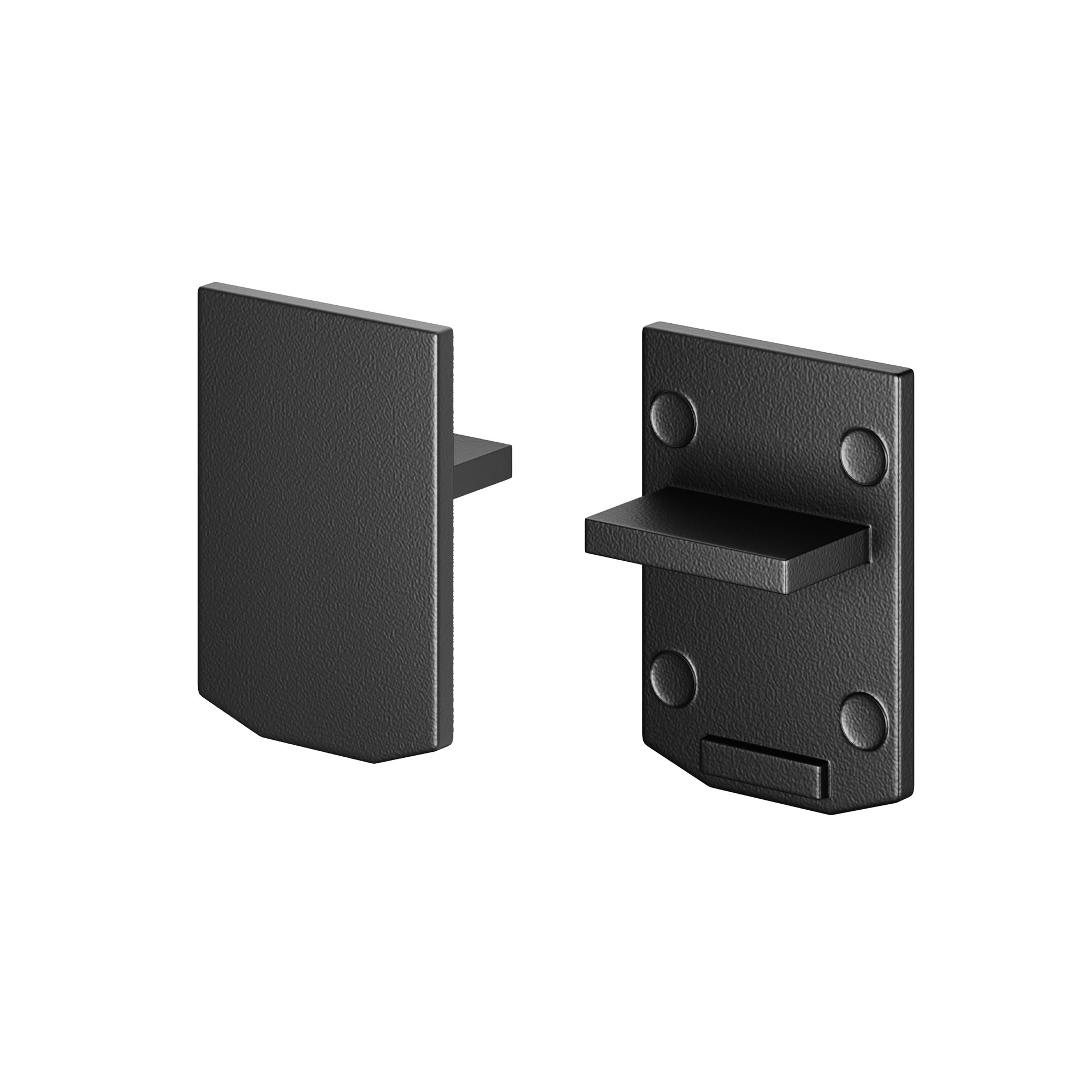 Заглушка для шинопровода, 2 шт. Maytoni Accessories for tracks Levity TRA184EC-1B