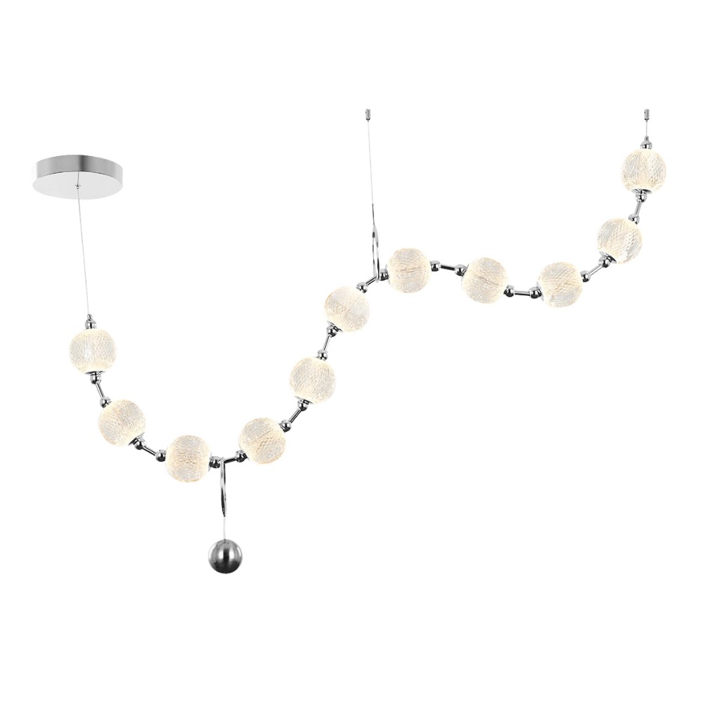 Светильник подвесной Delight Collection Elliot Diamante MD20001012-11A chrome