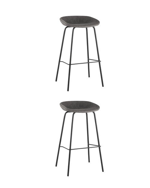 Комплект стульев Stool Group Beetle 8319TB GREY BOX
