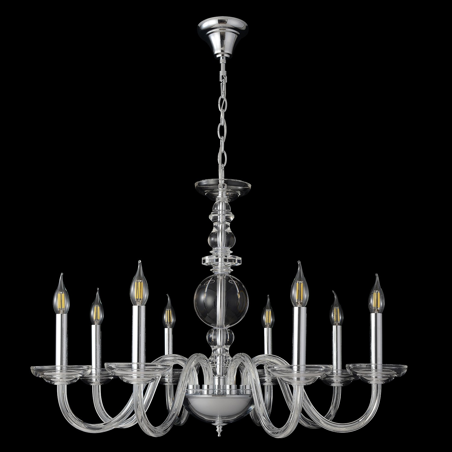 Подвесная люстра Crystal Lux Arabesque ARABESQUE SP8 CHROME