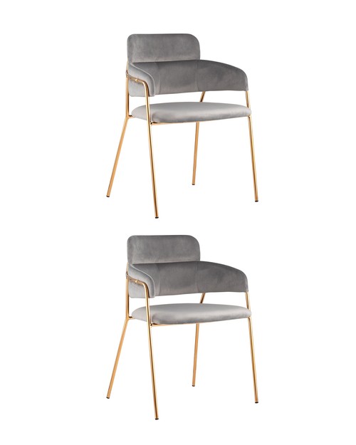 Комплект стульев Stool Group Полин FDC6085 LIGHT GREY FUT-79 BOX