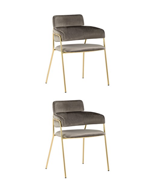 Комплект стульев Stool Group Полин FDC6085 BROWN FUT-54 BOX