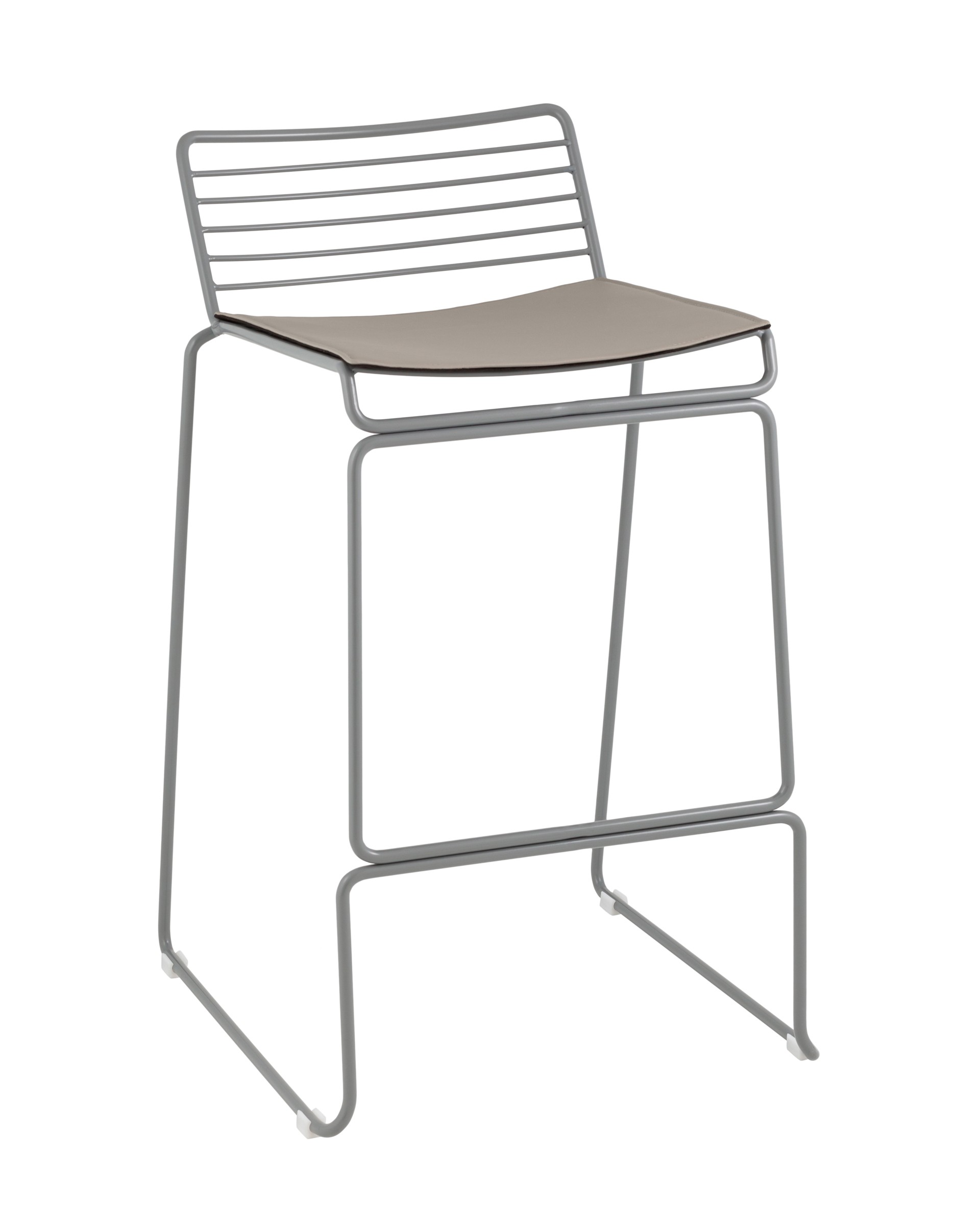 Полубарный стул Stool Group Danny DN-S26 grey