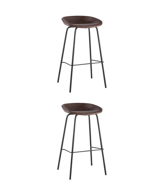 Комплект стульев Stool Group Beetle 8319TB BROWN BOX