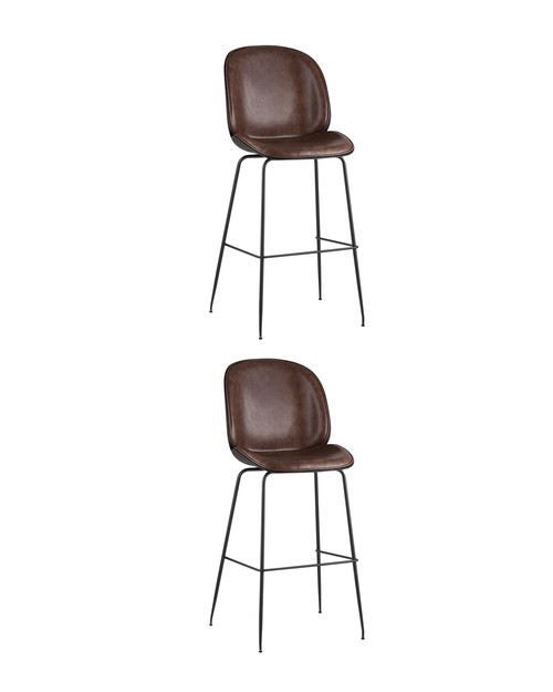 Комплект стульев Stool Group Beetle 9329C BROWN BOX