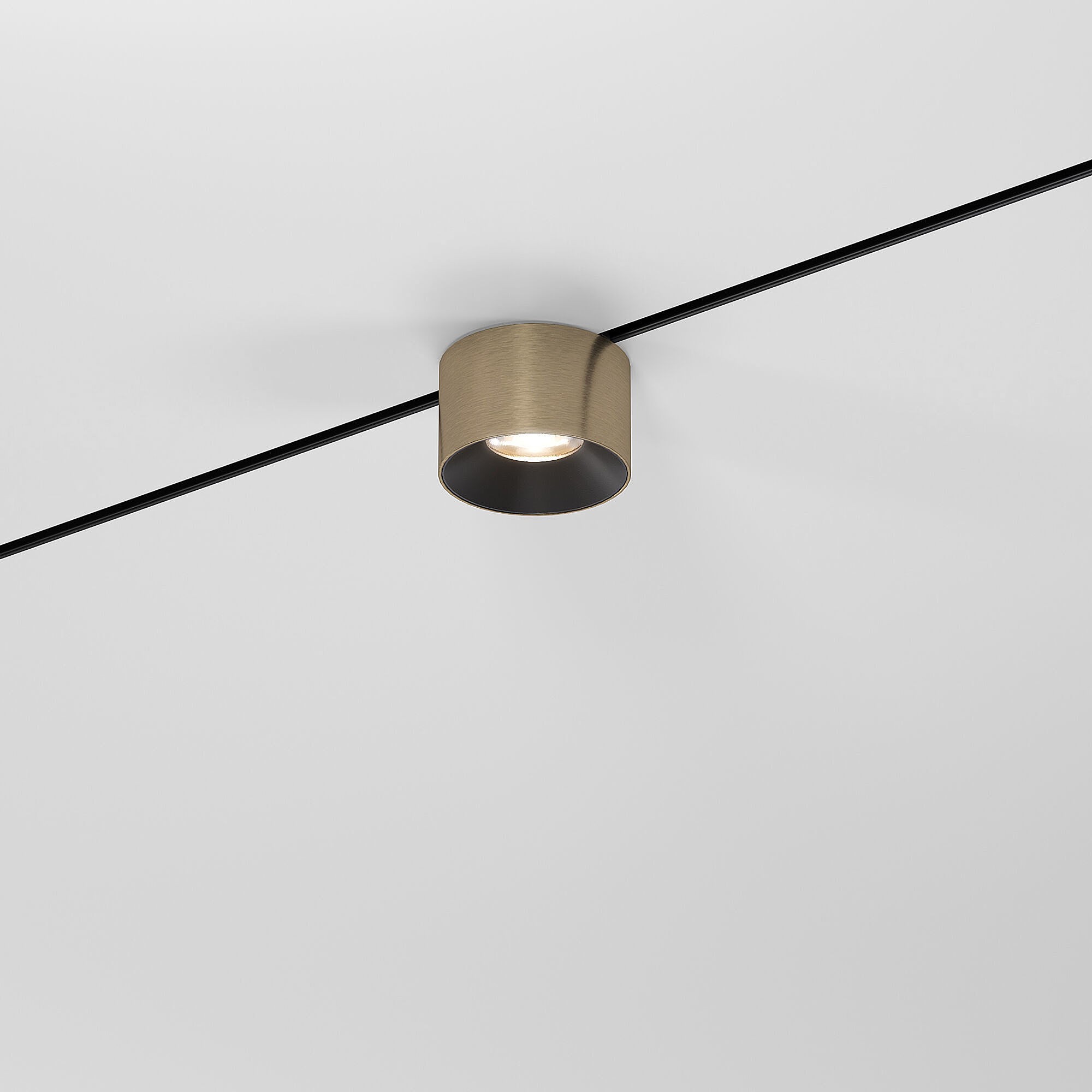 Трековый светильник Elektrostandard Mini Magnetic Mini Magnetic Трековый светильник 5W 3000K (латунь/черный) 85202/01