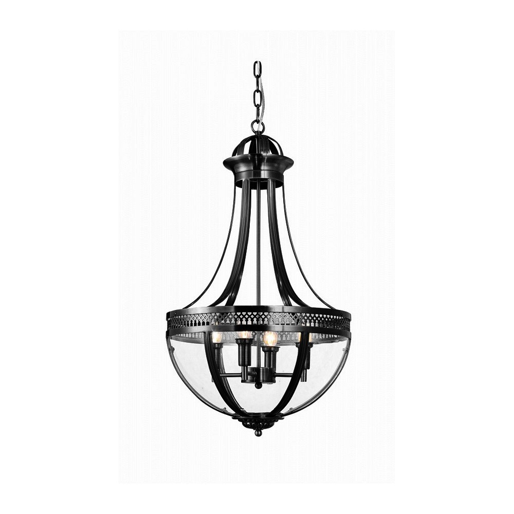Подвесная люстра Delight Collection Capitol KM0287P-4 black