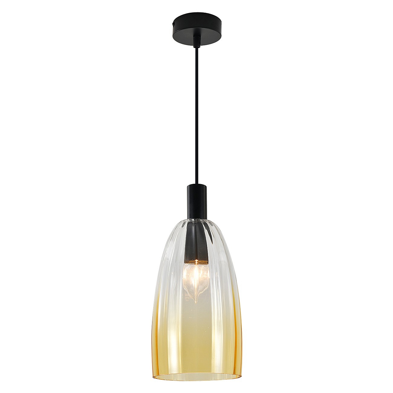 Светильник подвесной Indigo Soave V000494 11047/C/1P Amber