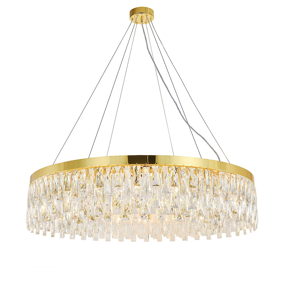 Подвесная люстра Indigo Anna V000496 12029/18P Gold