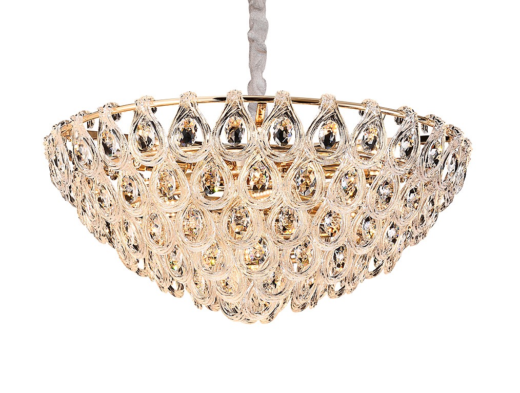 Подвесная люстра Newport 5250 5259+4/C gold