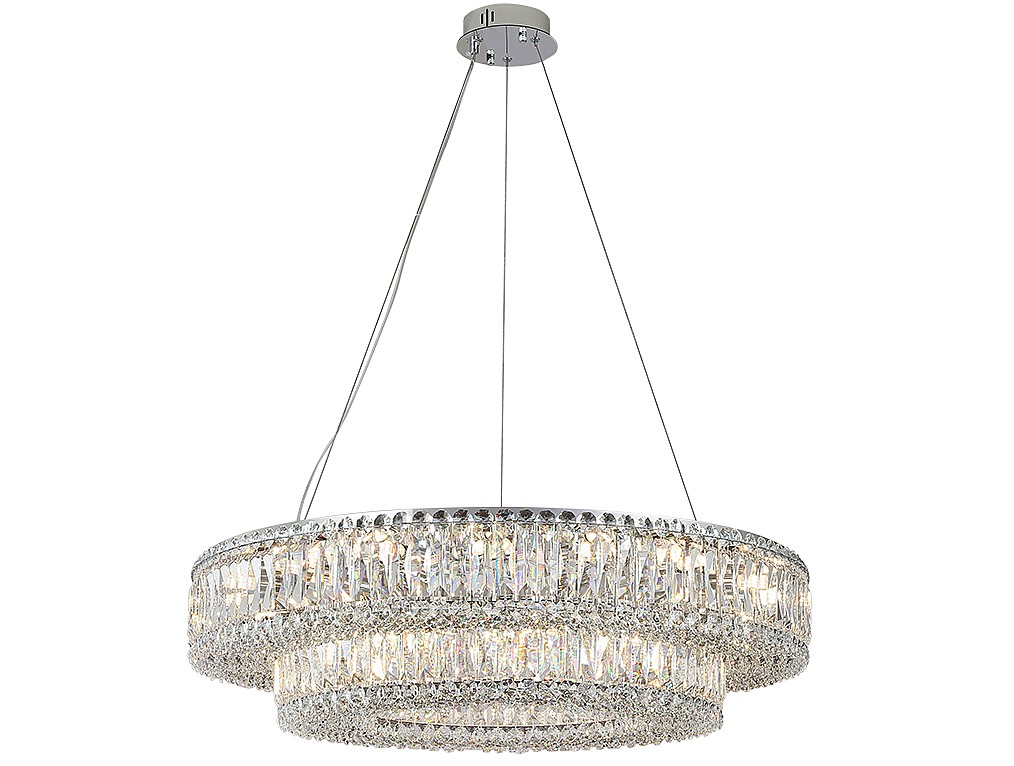 Подвесная люстра Newport 8450 8450+28/S chrome