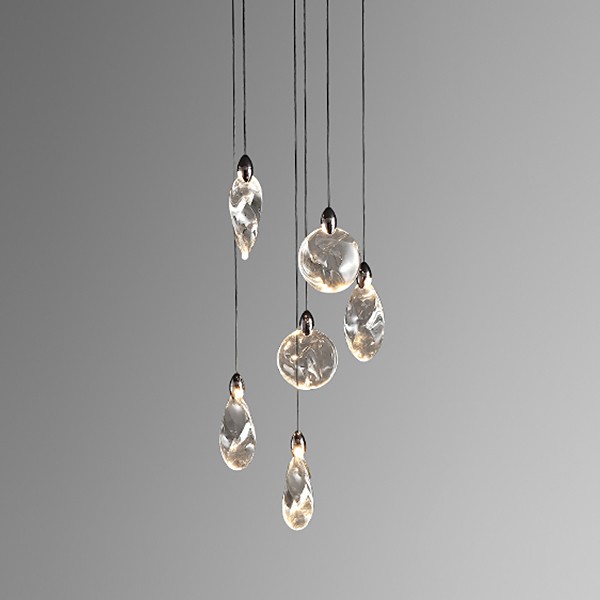 Светильник подвесной Delight Collection Colvin MT9176-6H pearl black