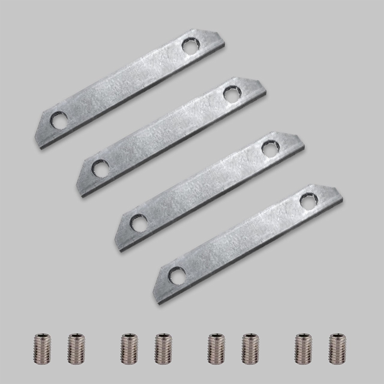 Прямой соединитель комплект (4 соединителя+8 винтов) для профиля IL.0050.3300 (S25) IMEX Smart Line IL.0050.3301