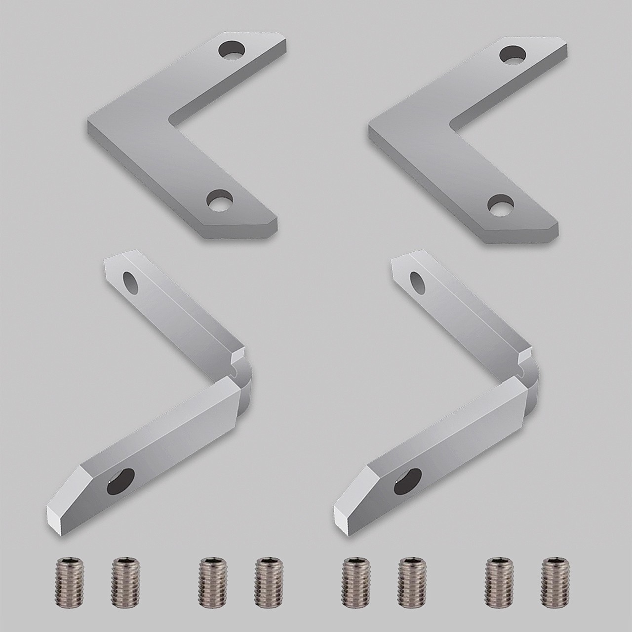 Угловой соединитель 90 комплект (2 гор.+2 верт.+8 винтов) для профиля IL.0050.3300 (S25) IMEX Smart Line IL.0050.3302