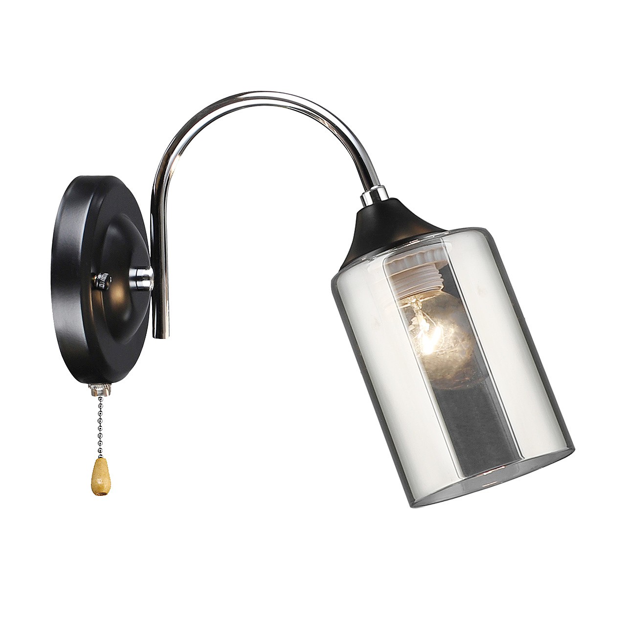 Настенное бра IMEX MD.2195-1-W-BK+CH