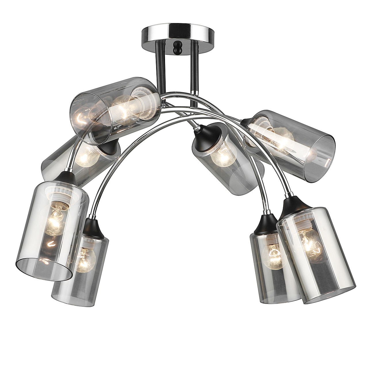 Потолочная люстра IMEX MD.2195-8-S-BK+CH