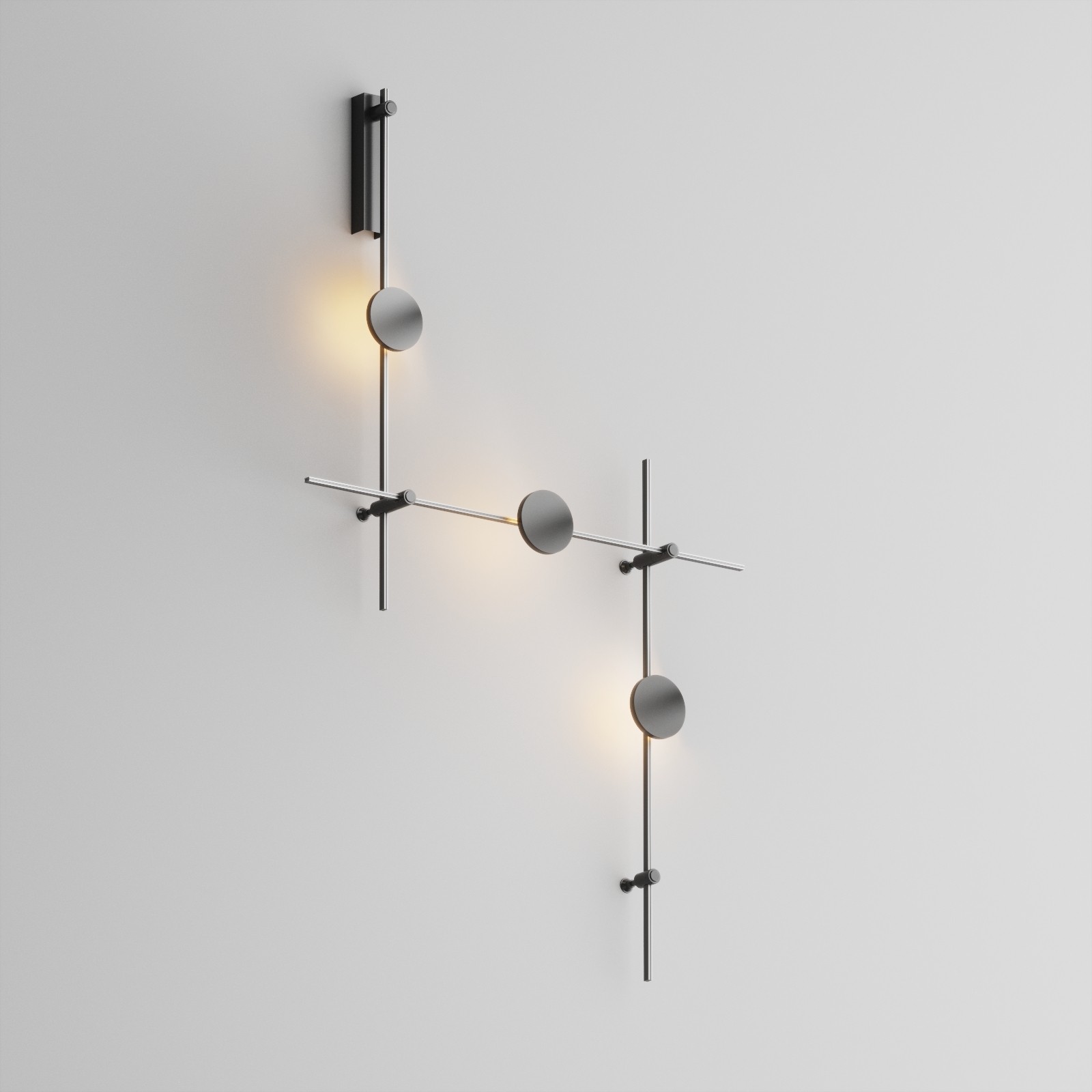 Основание настенное Wall для трековых светильников Flarity Maytoni Готовые конструкции TFC-Flar-W01-B