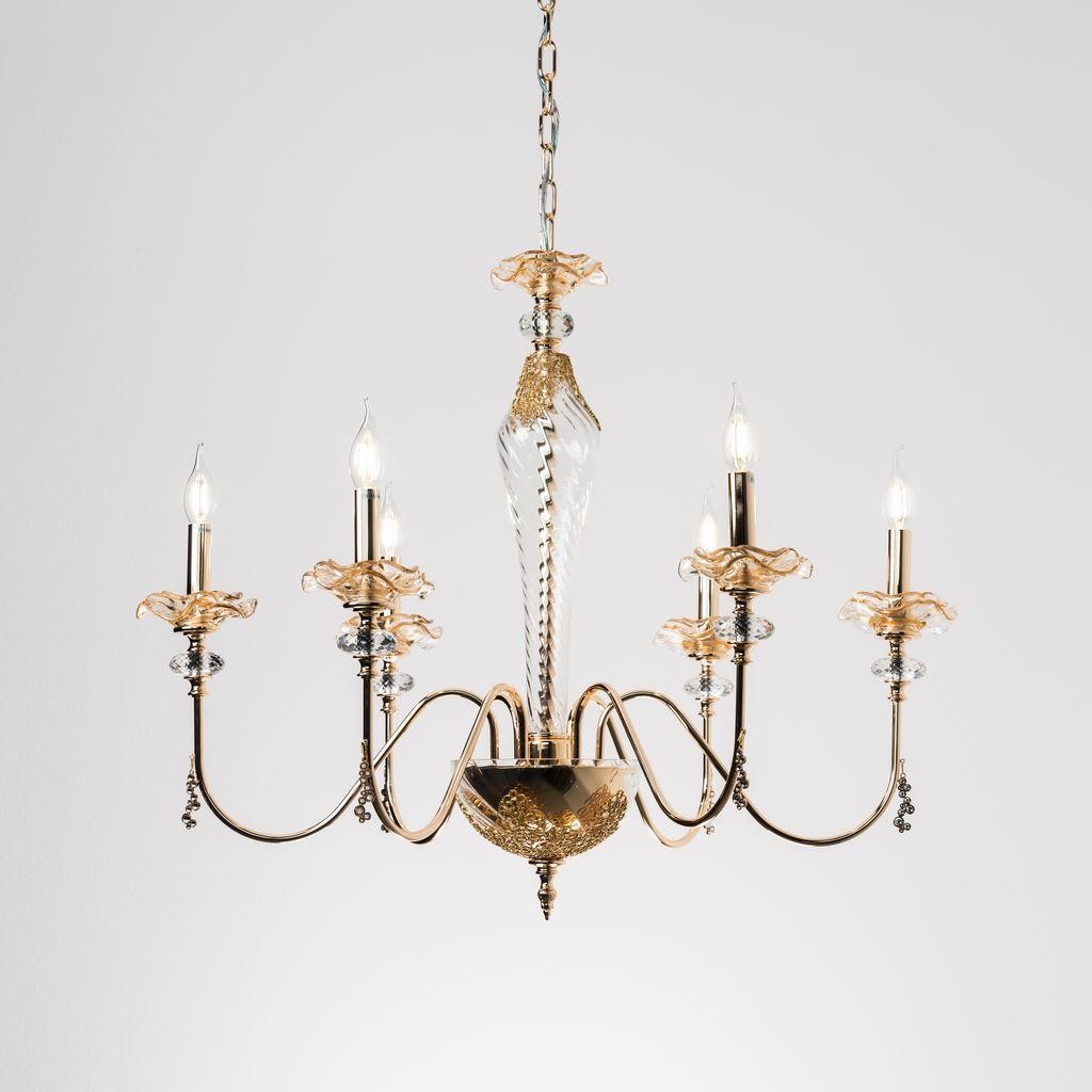 Подвесная люстра Notte Giorno Rozali CN805GS/L6