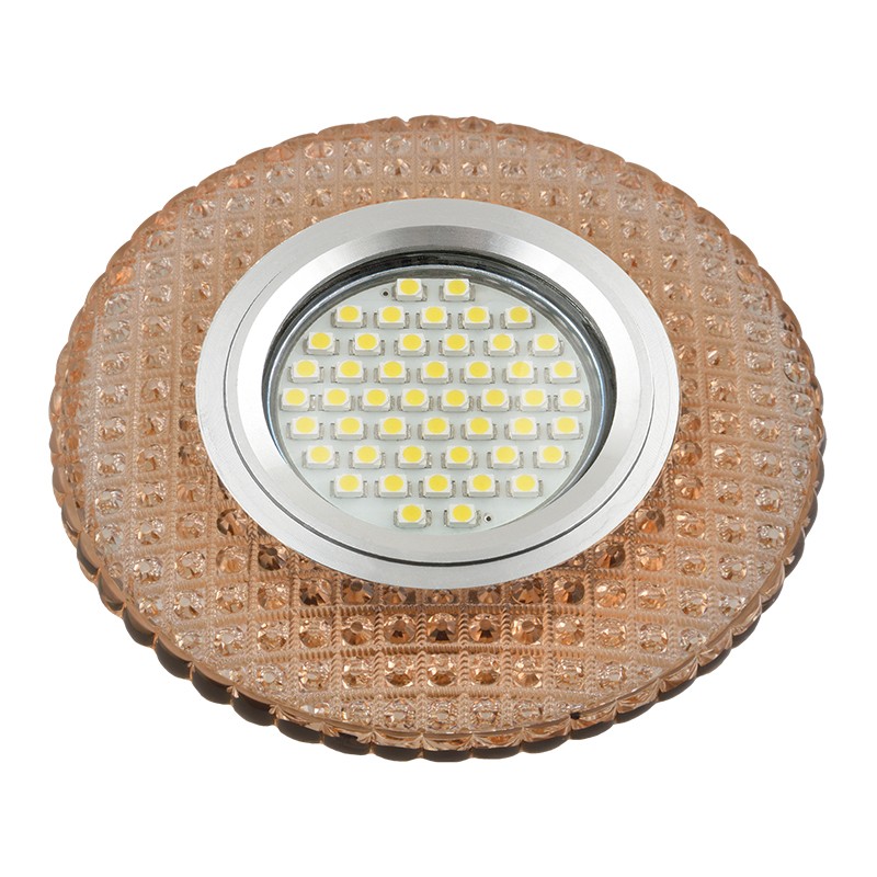 Встраиваемый светильник Fametto Luciole DLS-L135 GU5.3 GLASSY/LIGHT TEA