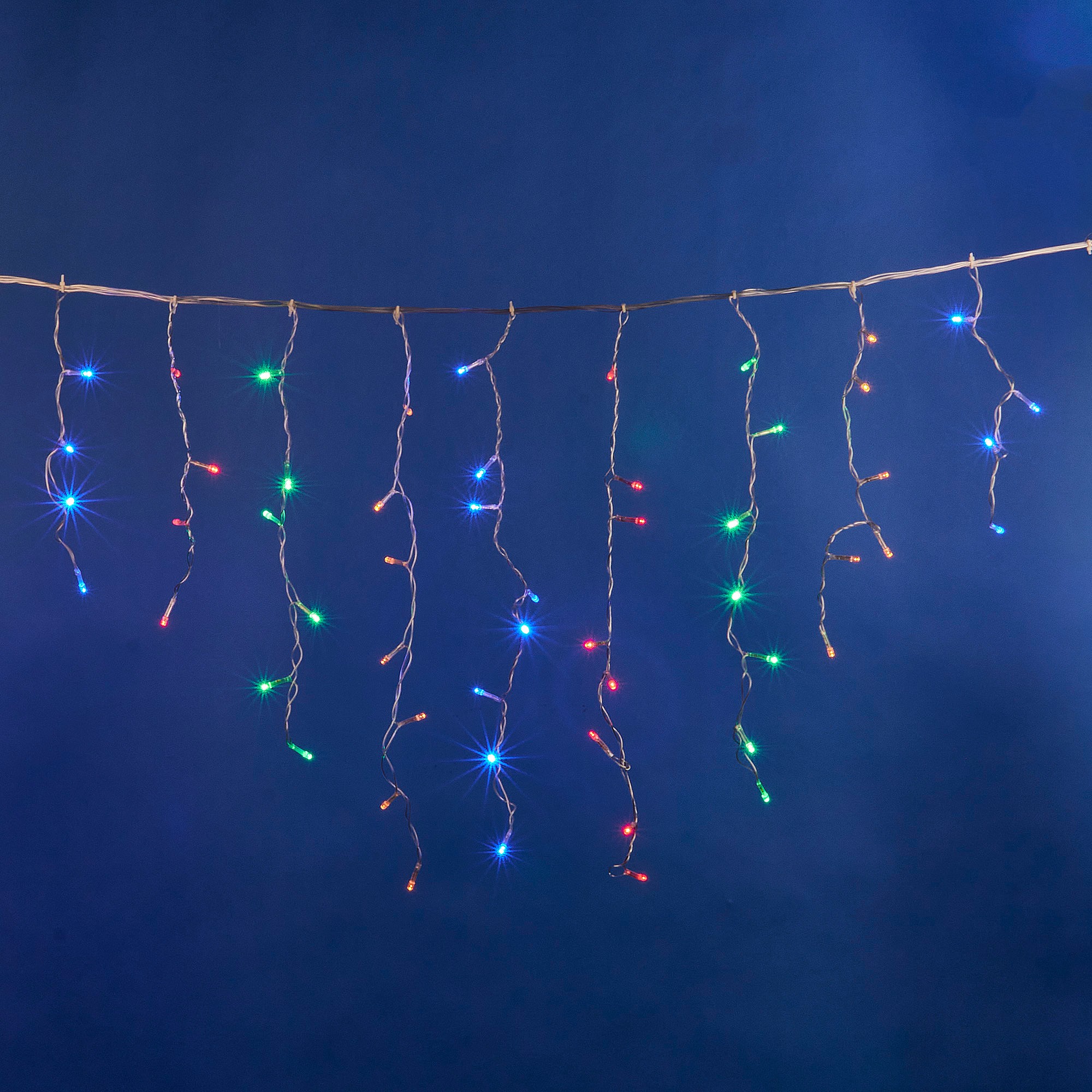 Бахрома светодиодная с контроллером, 3 м Uniel ULD-B3010-200/DTA MULTI IP20