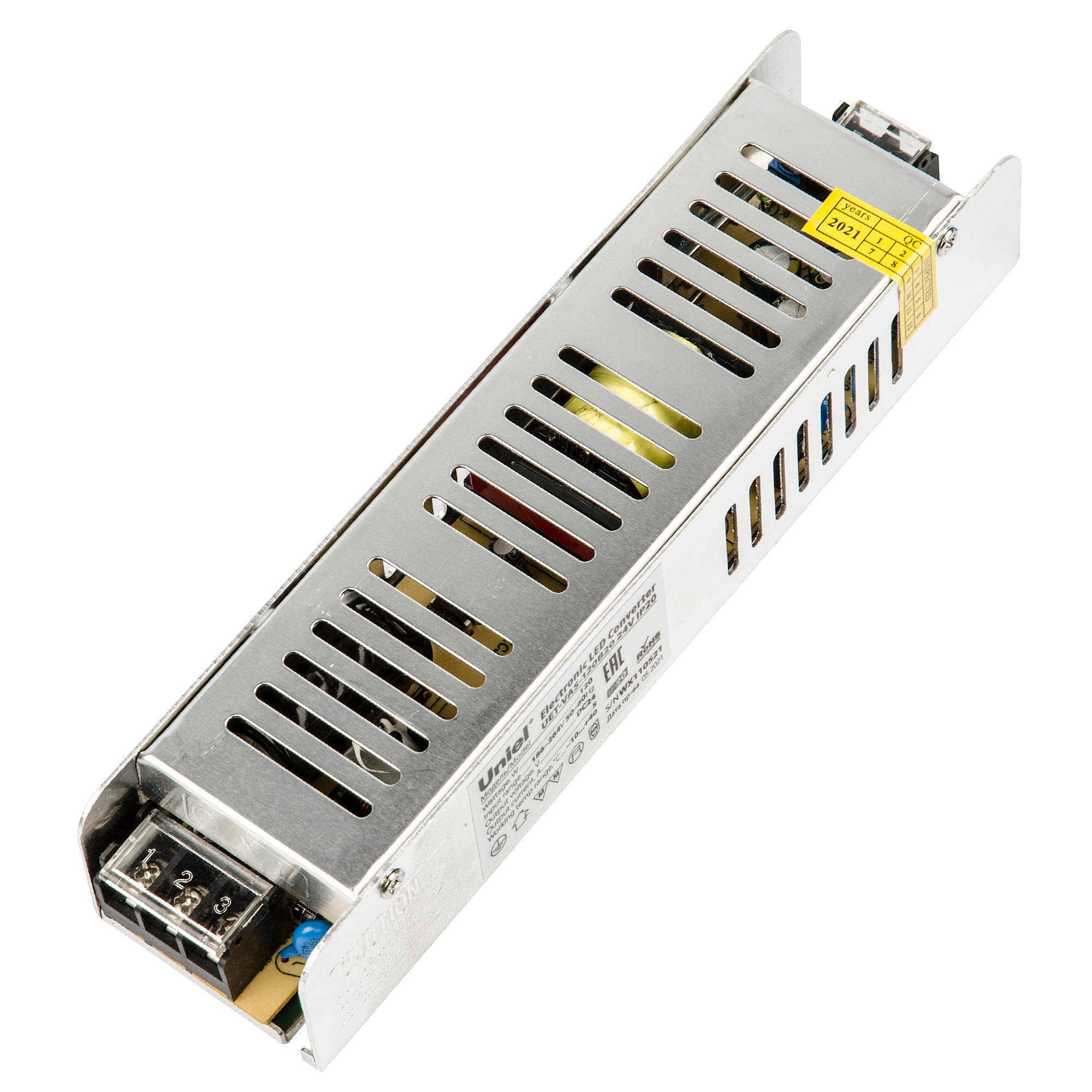 Драйвер для LED ленты Uniel UET-VAS-120B20 24V IP20