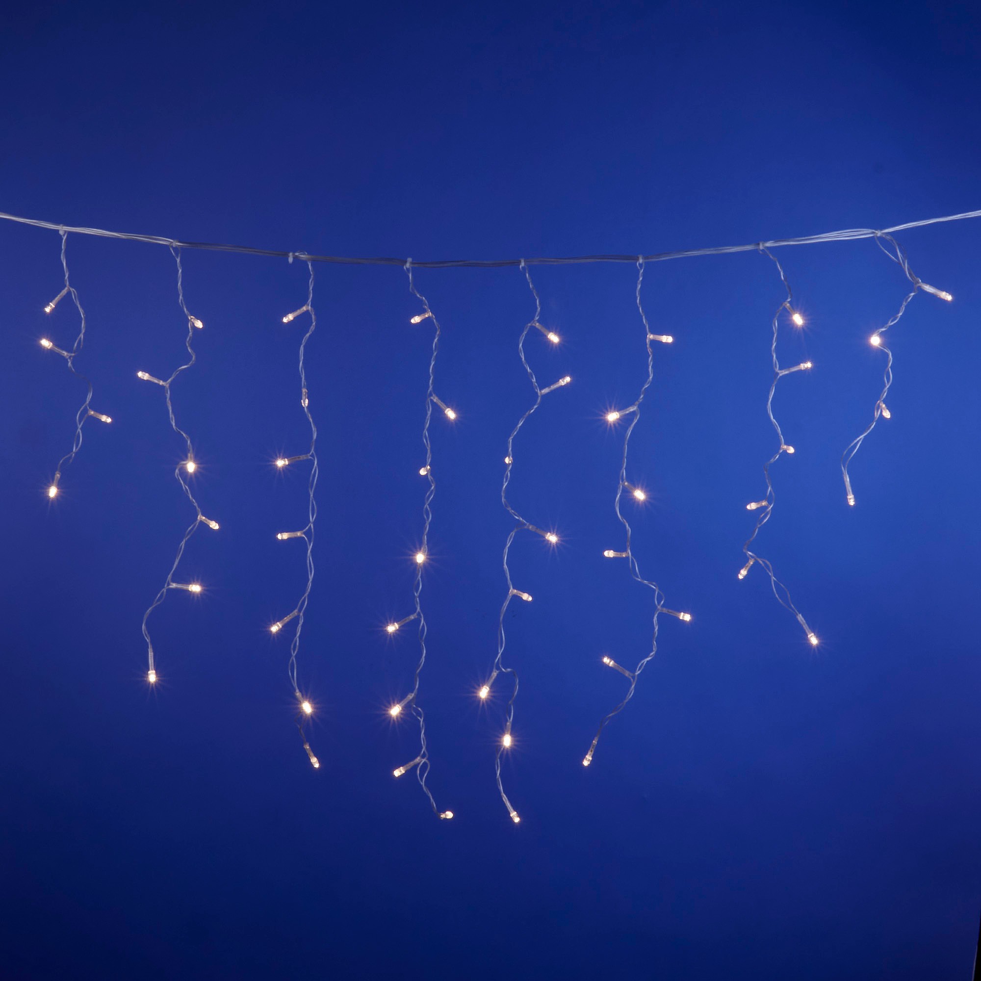 Бахрома светодиодная с контроллером, 3 м Uniel ULD-B3010-200/DTA WARM WHITE IP20