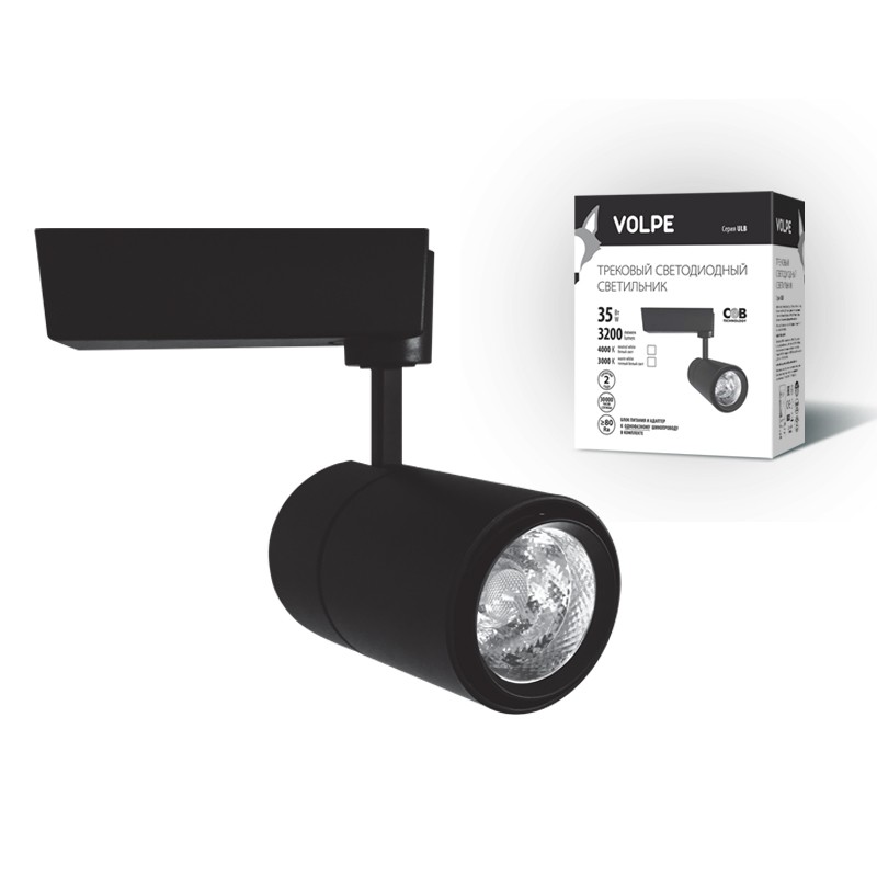Трековый светильник Volpe Ulb-q252 ULB-Q252 35W/NW/A BLACK