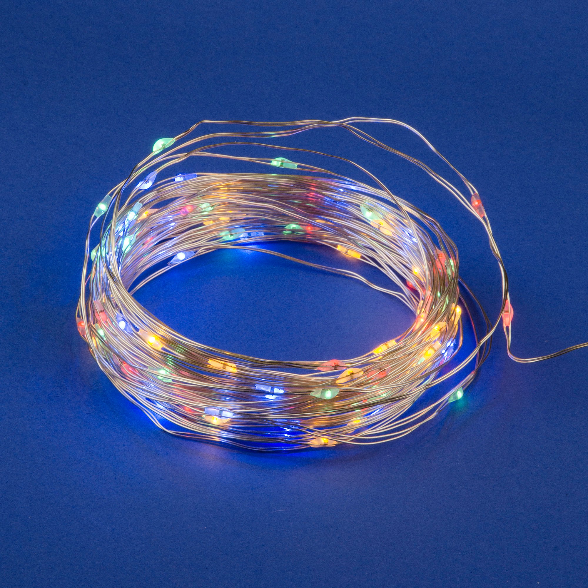 Гирлянда Uniel ULD-S1000-100/SCB/3AA MULTI IP20 DEW