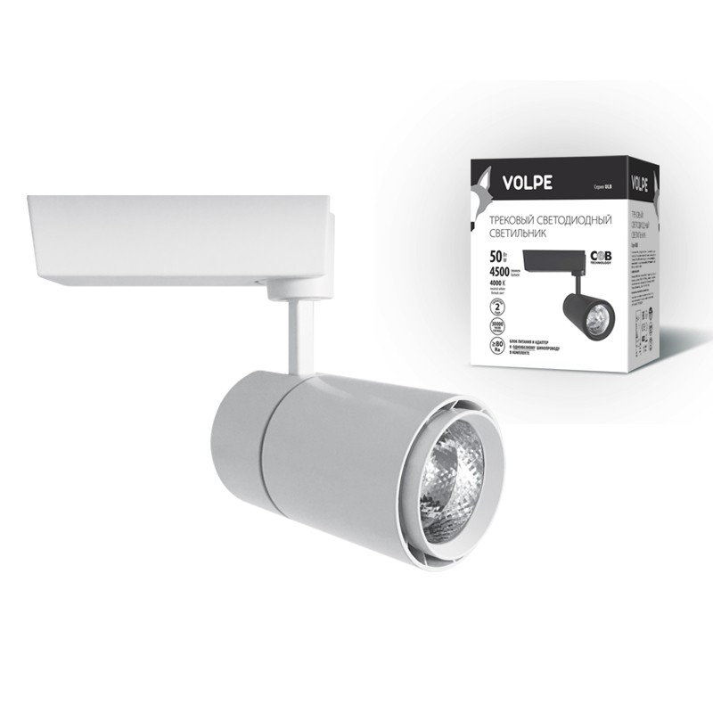 Трековый светильник Volpe Ulb-q252 ULB-Q252 50W/NW/B WHITE