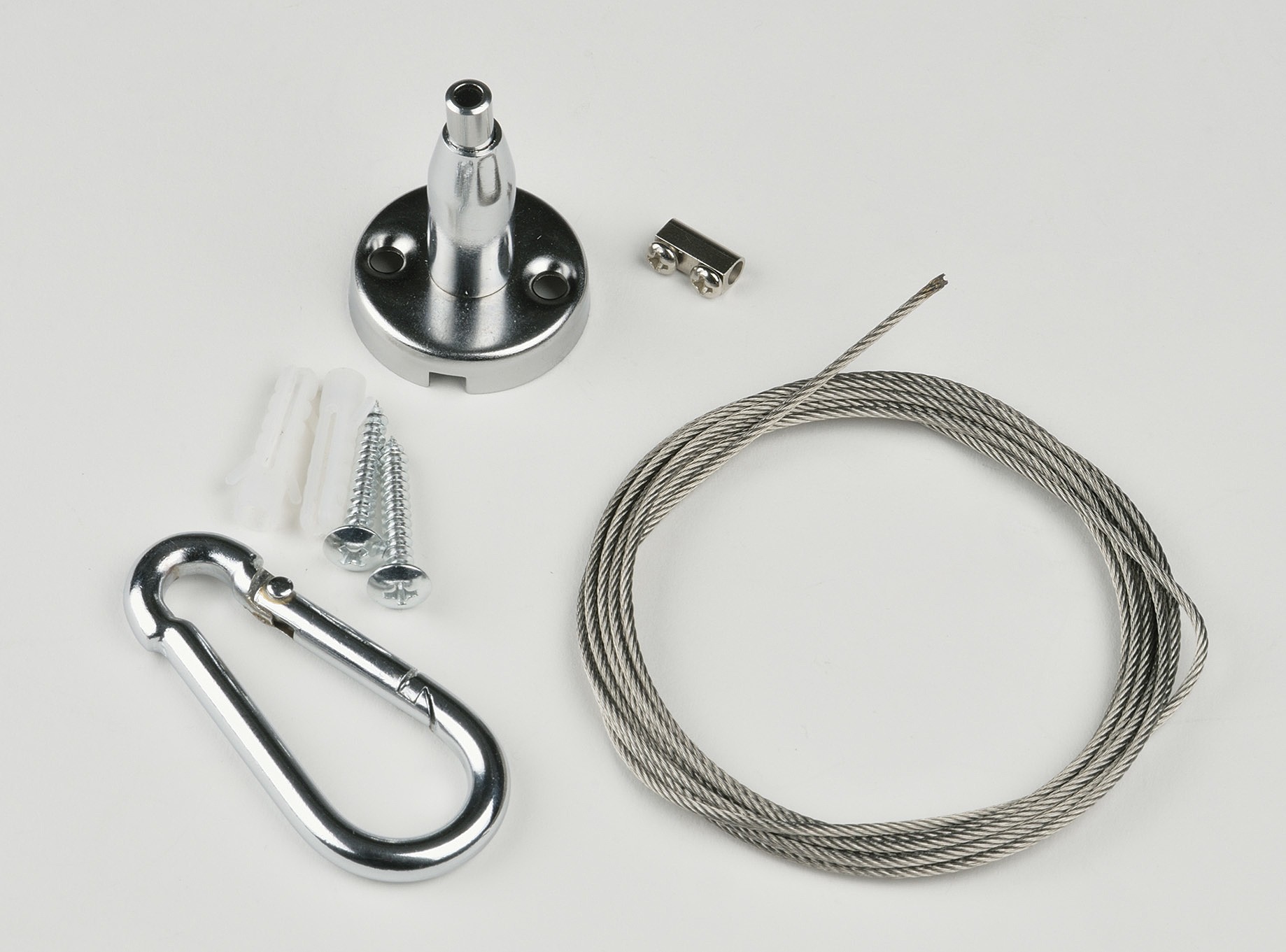 Крепление для светильника подвесного, 200 мм Uniel UFL-H03 SILVER 200 POLYBAG