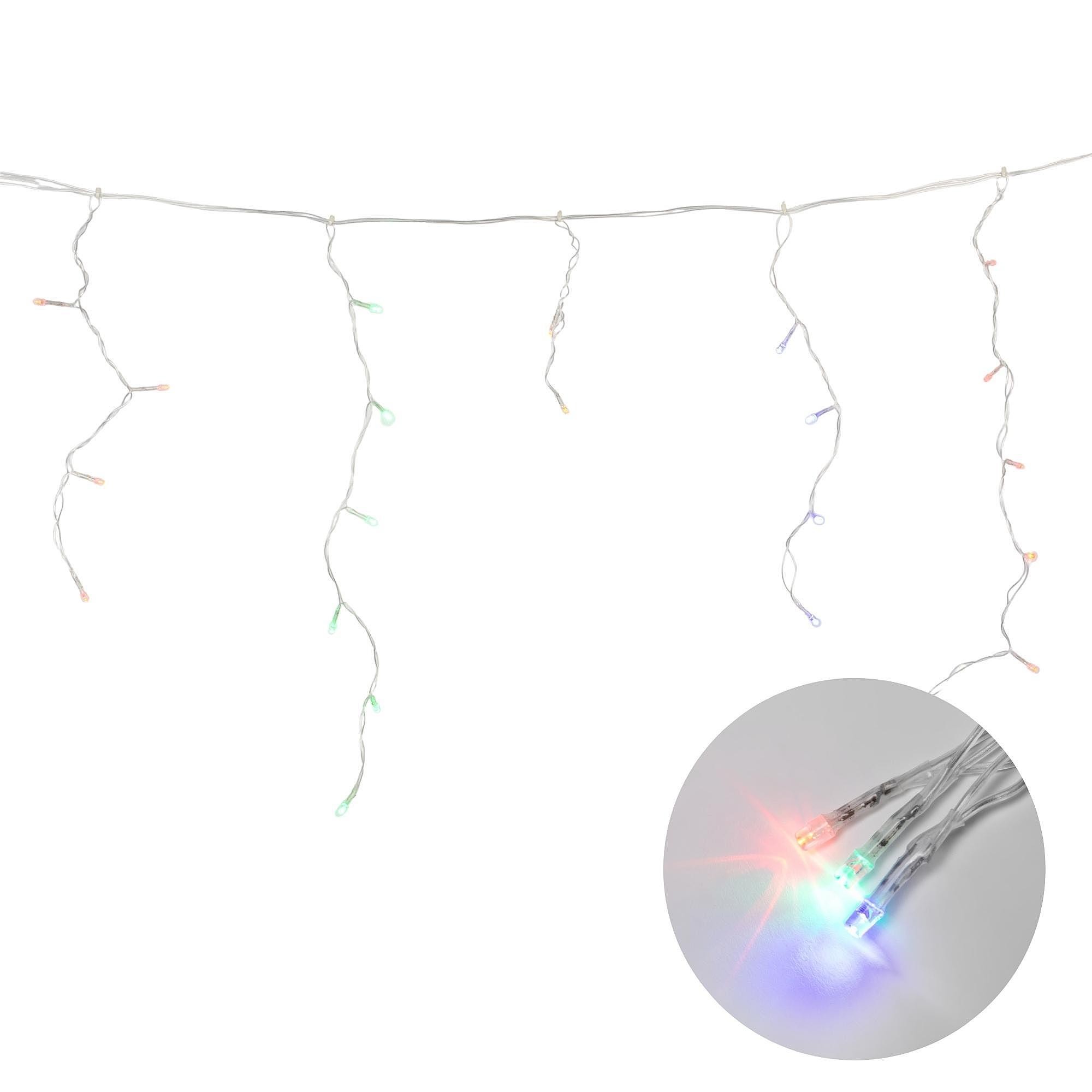 Бахрома светодиодная с контроллером, 1,8 м Uniel ULD-B1805-048/DTA MULTI IP20