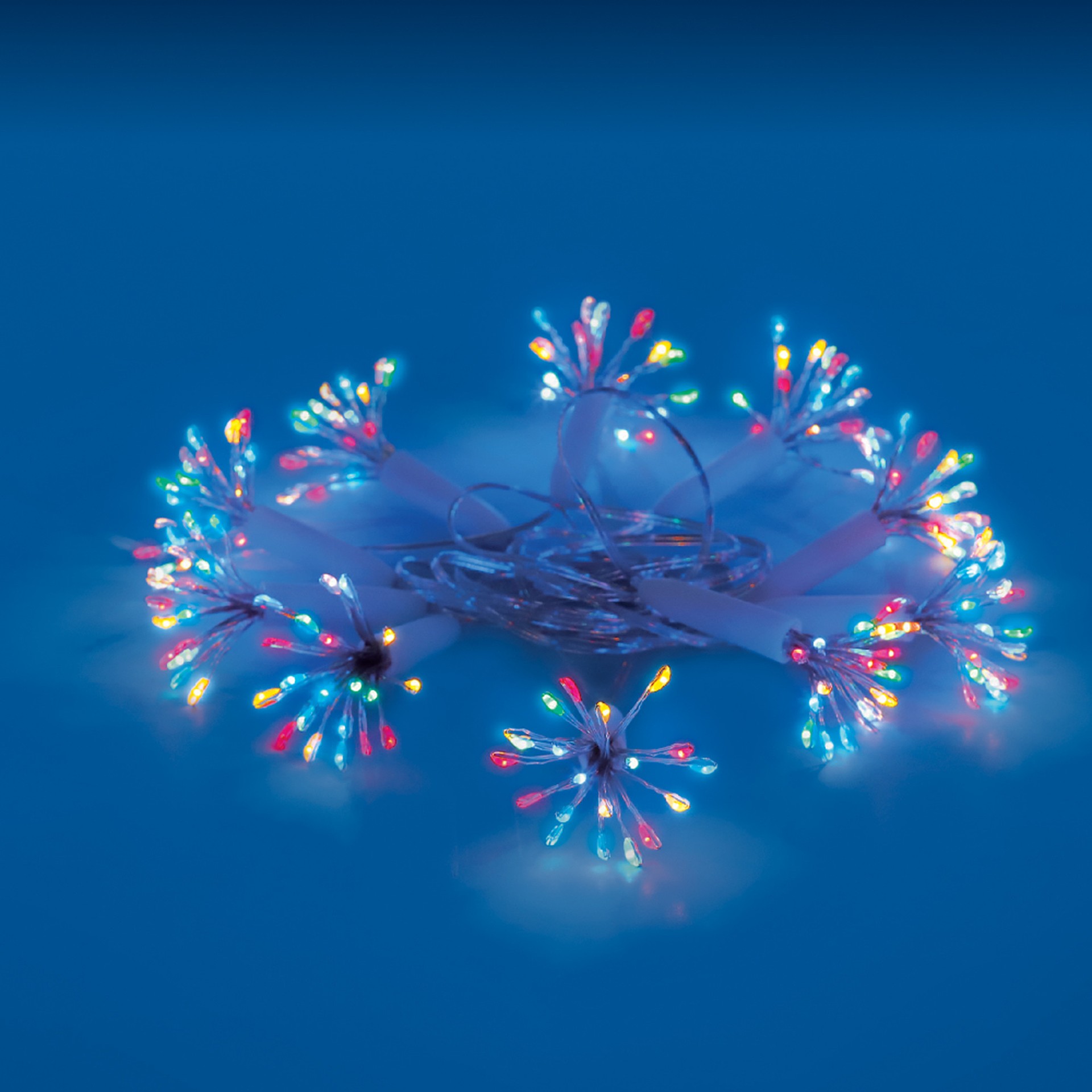 Гирлянда Uniel ULD-S0250-200/STA MULTI IP44 STARBURST