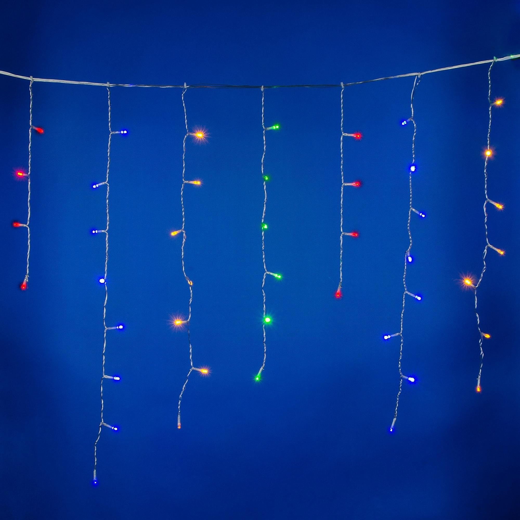 Бахрома светодиодная, 6м Uniel ULD-B6007-300/DTA MULTI IP44