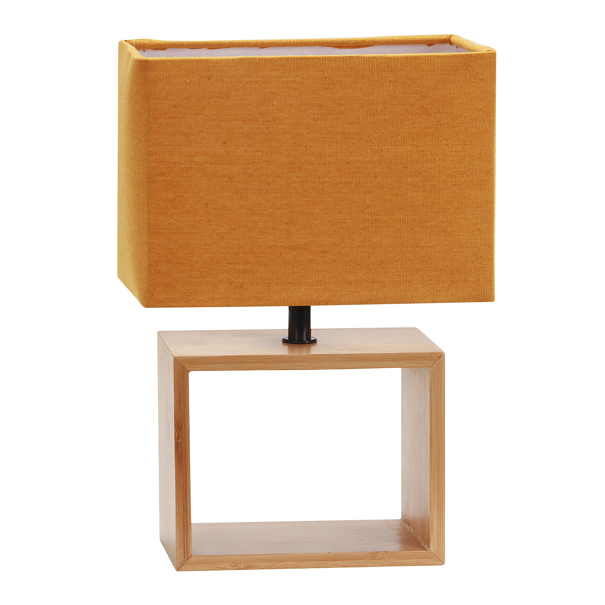 Настольная лампа Uniel UML-B401 E27 ORANGE/WOOD