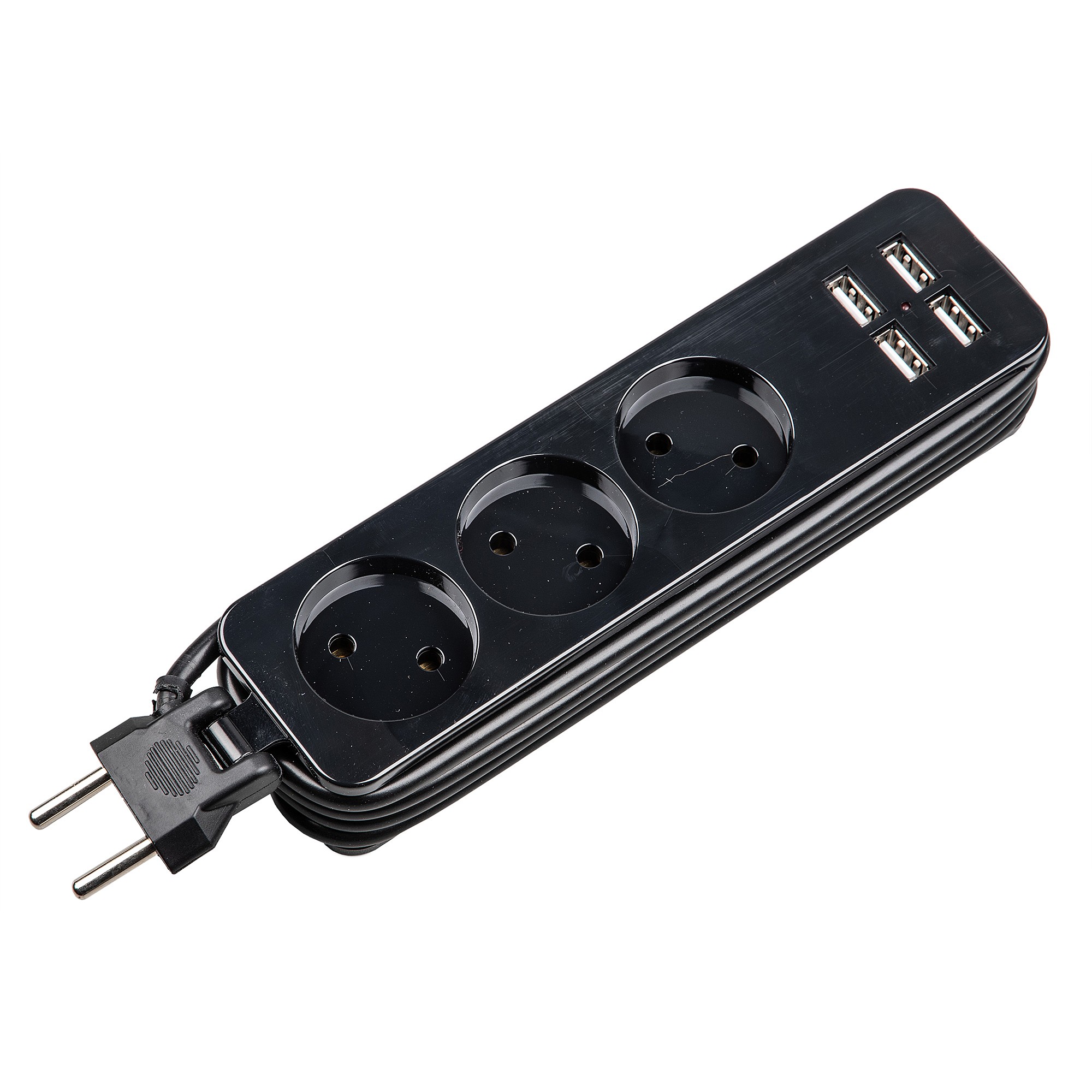 Удлинитель Uniel Travel S-CT3-1,8U BLACK