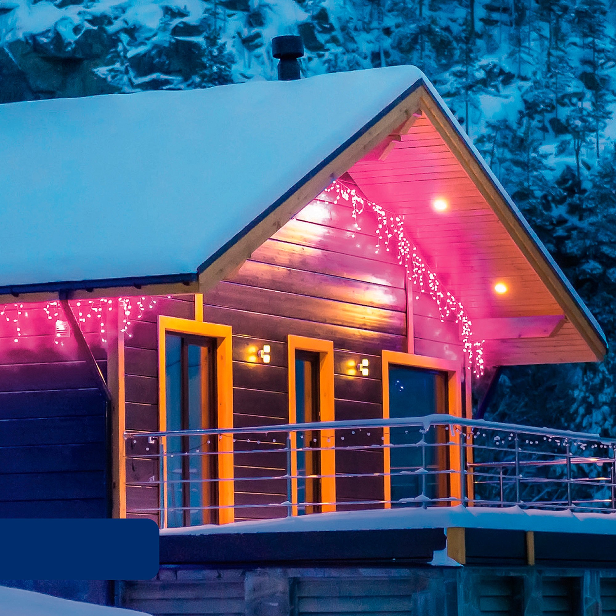 Бахрома светодиодная с эффектом мерцания Uniel ULD-B12006-195/TTK PINK IP44