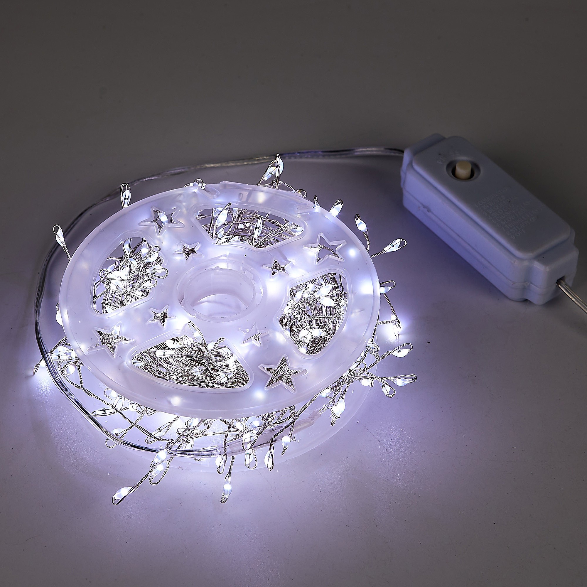 Гирлянда Uniel ULD-S1000-250/DTA WHITE IP20 DEWDROP