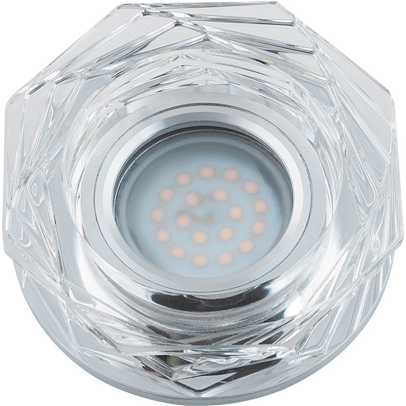 Встраиваемый светильник Fametto Luciole DLS-L122 GU5.3 GLASSY/CLEAR/RGB