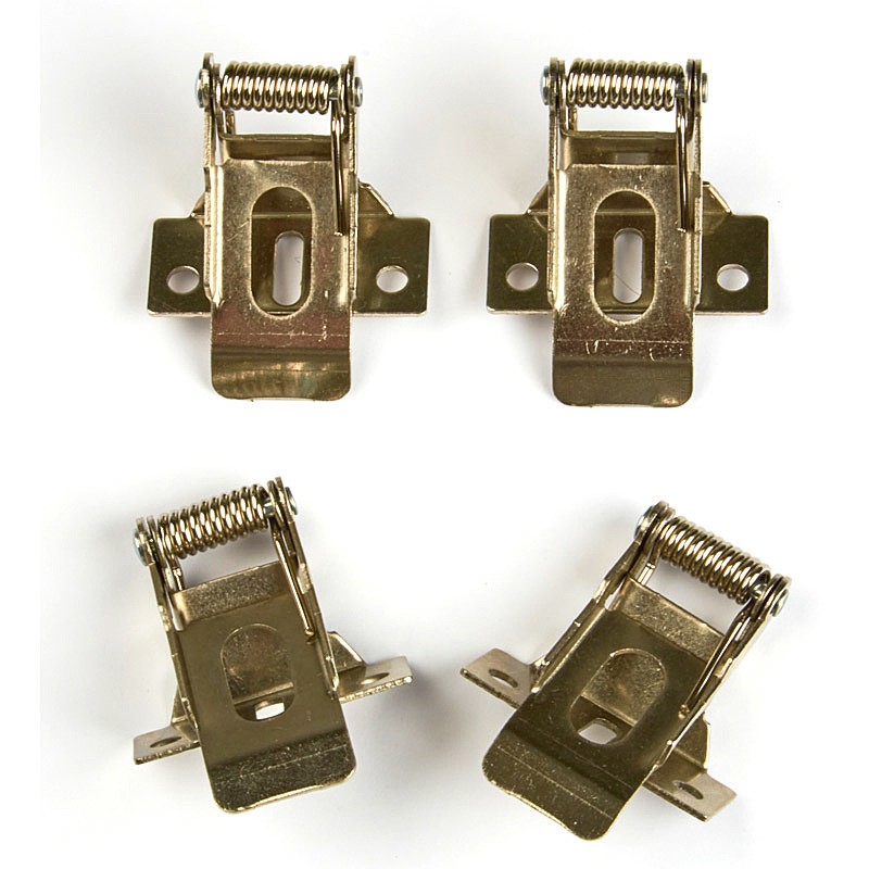 Комплект крепежных скоб на пружинах (4шт.) для установки в гипсокартон Uniel UFL-F04 SILVER 150 POLYBAG