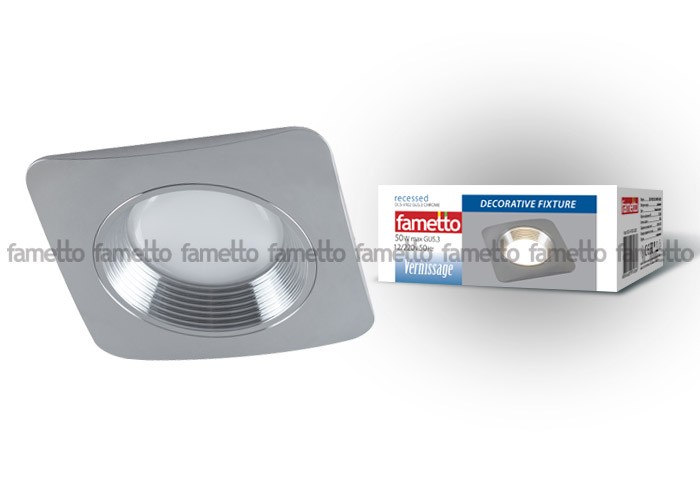 Встраиваемый светильник Fametto Vernissage DLS-V102 GU5.3 CHROME